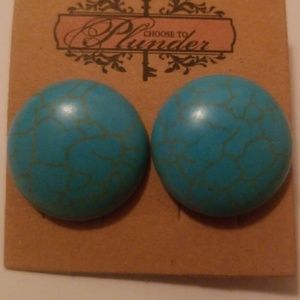 Plunder turquoise earrings